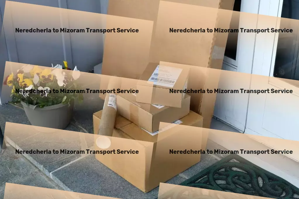 Neredcherla to Mizoram Transport Leading-edge transportation solutions made for India! - High-volume cargo shipping