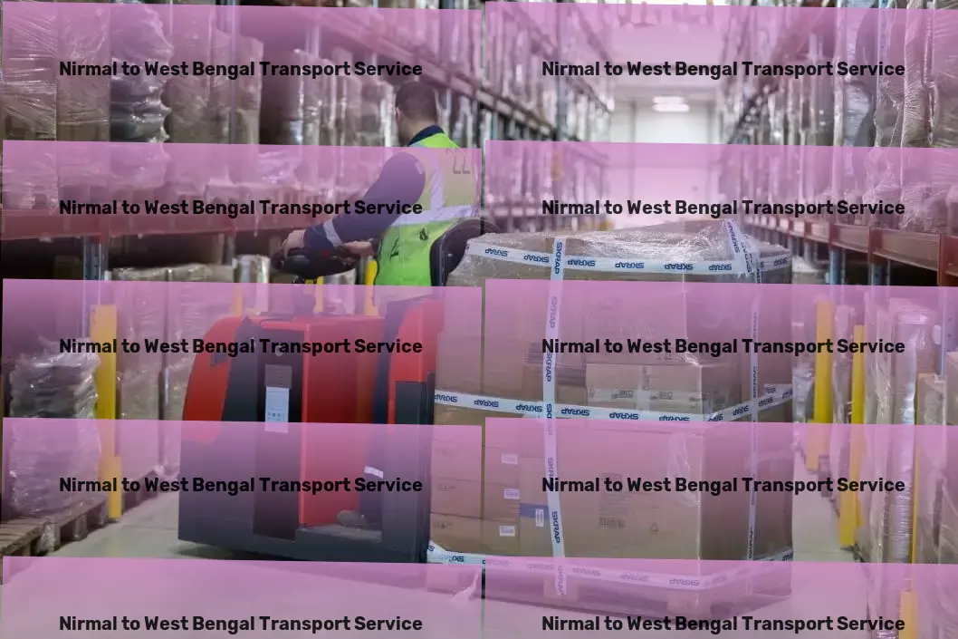 Nirmal to West Bengal Transport Heavy parcel shipping