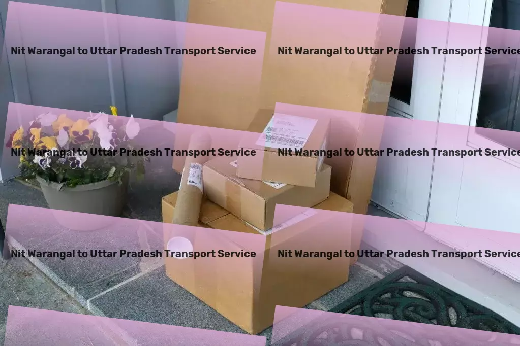 Nit Warangal to Uttar Pradesh Transport Residential courier services