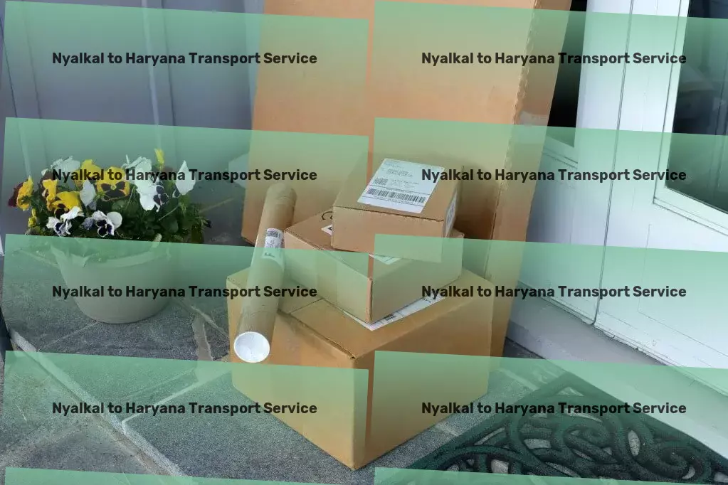 Nyalkal to Haryana Transport Customized package logistics