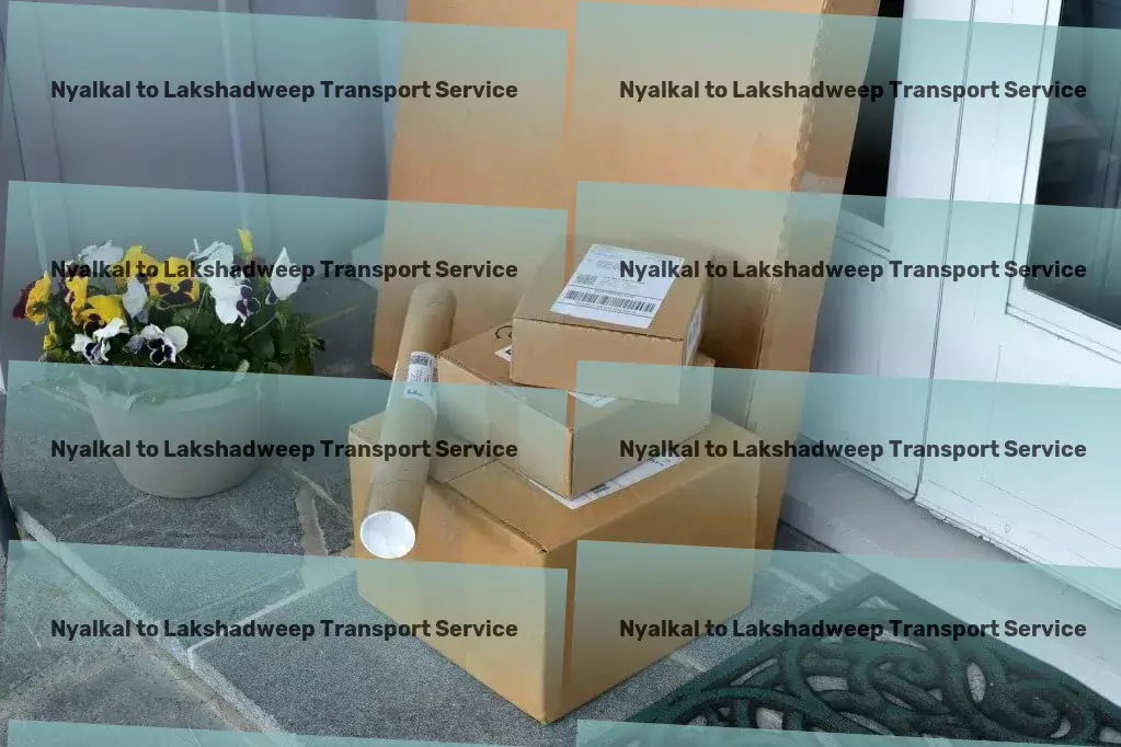 Nyalkal to Lakshadweep Transport Package delivery