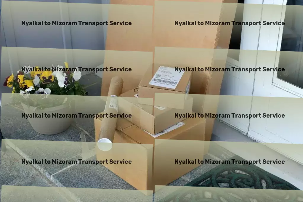 Nyalkal to Mizoram Transport National courier solutions