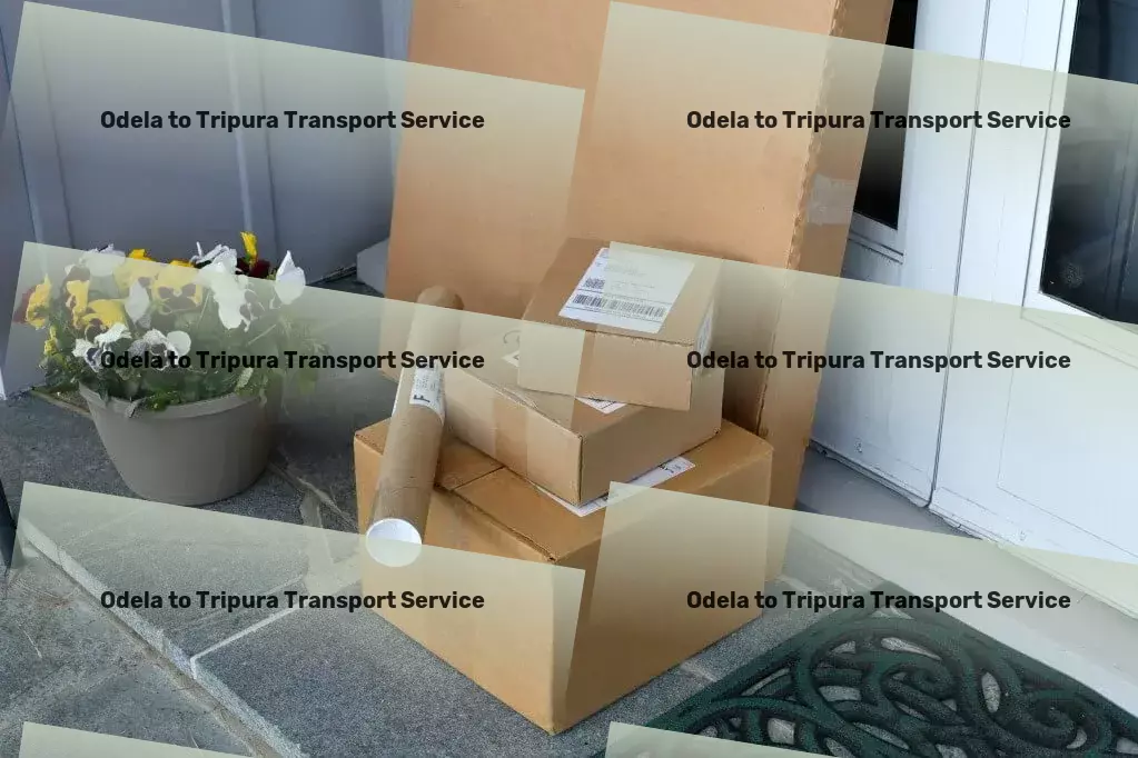 Odela to Tripura Transport Large item courier services