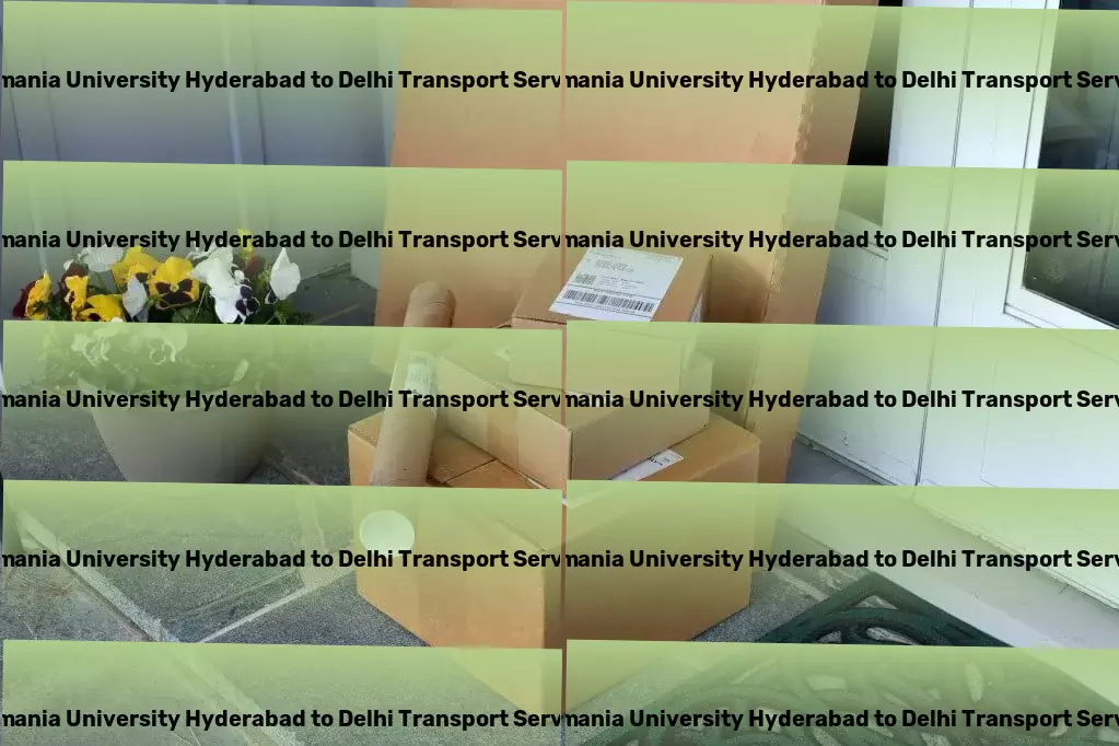 Osmania University Hyderabad to Delhi Transport The ultimate platform for urban commuting excellence! - Inter-regional transport services