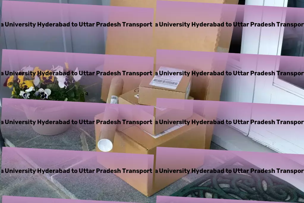 Osmania University Hyderabad to Uttar Pradesh Transport Revolutionary transport strategies tailored for India! - Cross-country logistics