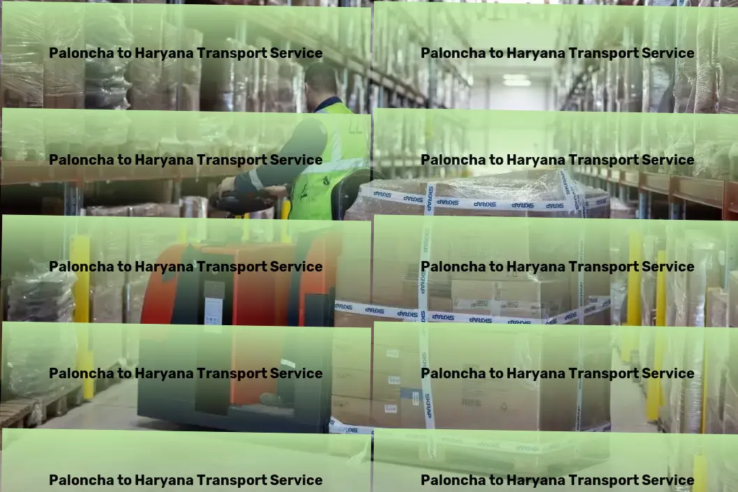 Paloncha to Haryana Transport High-volume packers and movers