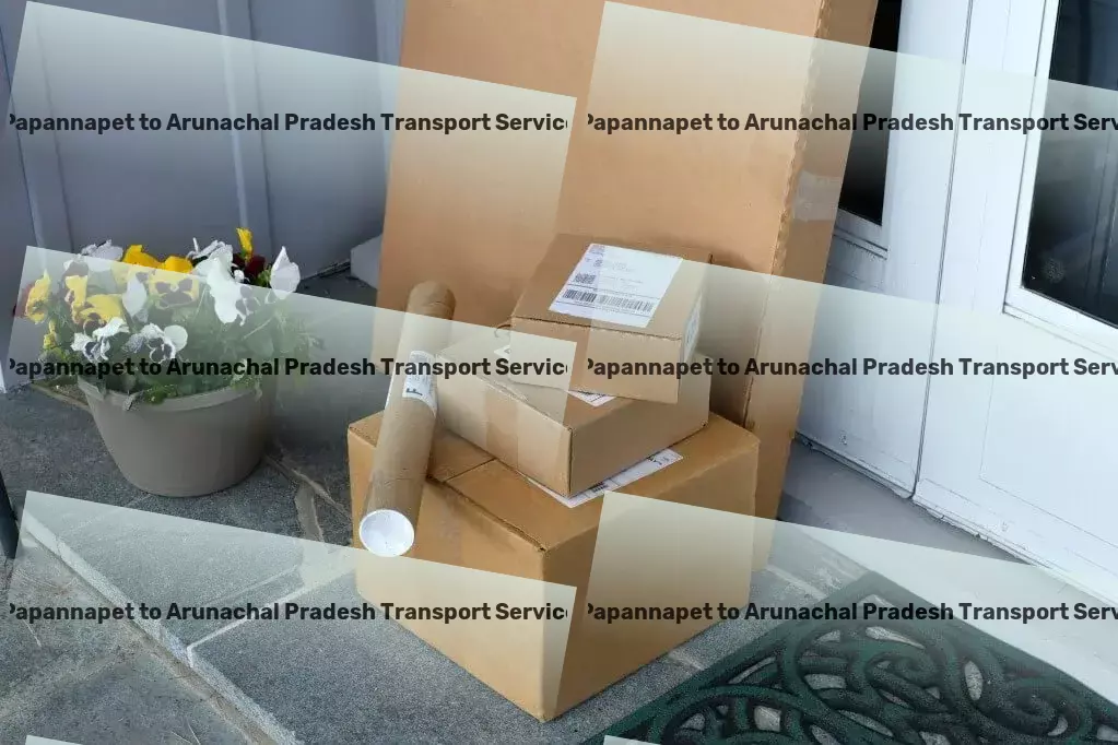 Papannapet to Arunachal Pradesh Transport Express industrial shipping