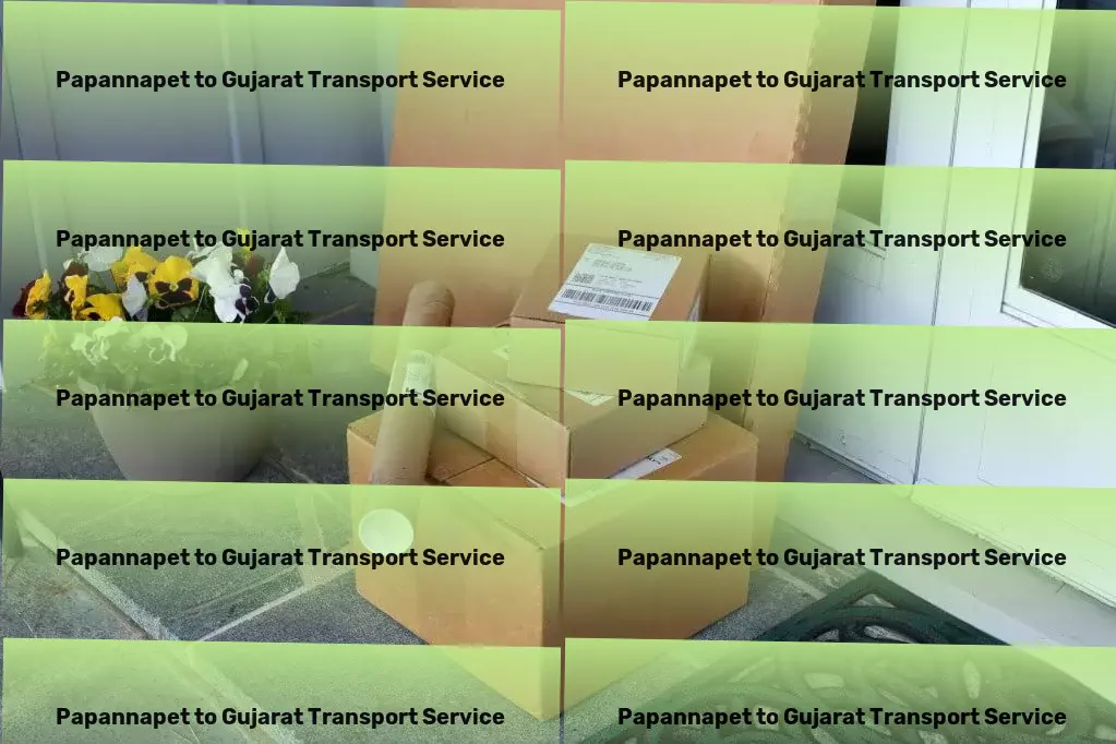 Papannapet to Gujarat Transport Multi-regional goods shipment