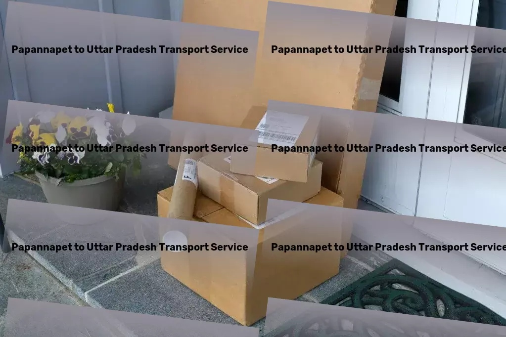 Papannapet to Uttar Pradesh Transport Nationwide delivery and logistics