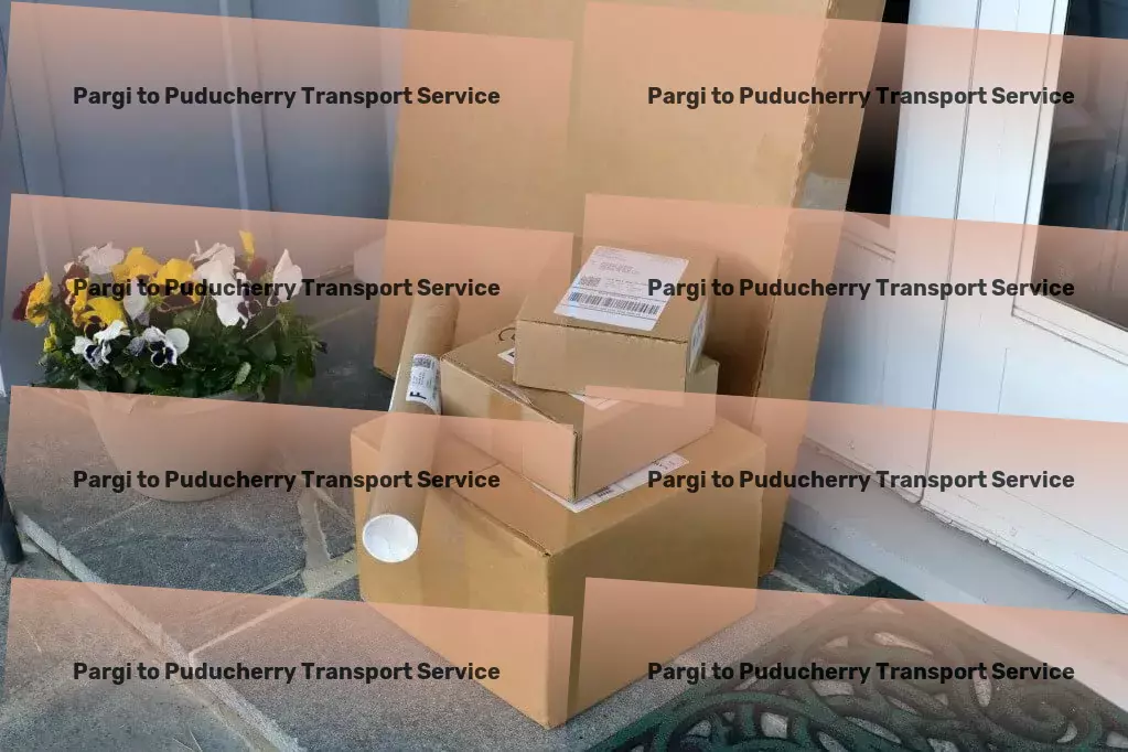 Pargi to Puducherry Transport Heavy parcel delivery