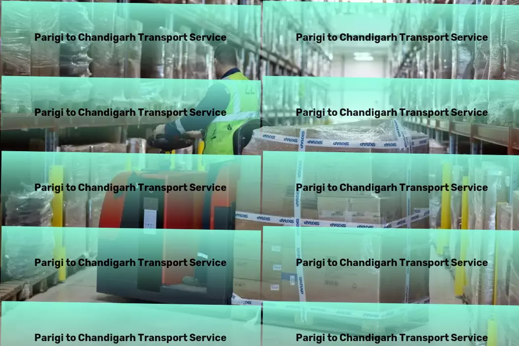 Parigi to Chandigarh Transport Delivery and courier services