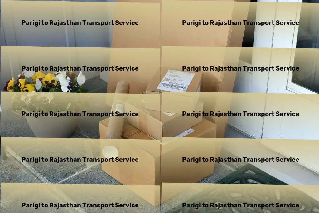 Parigi to Rajasthan Transport Industrial goods movers